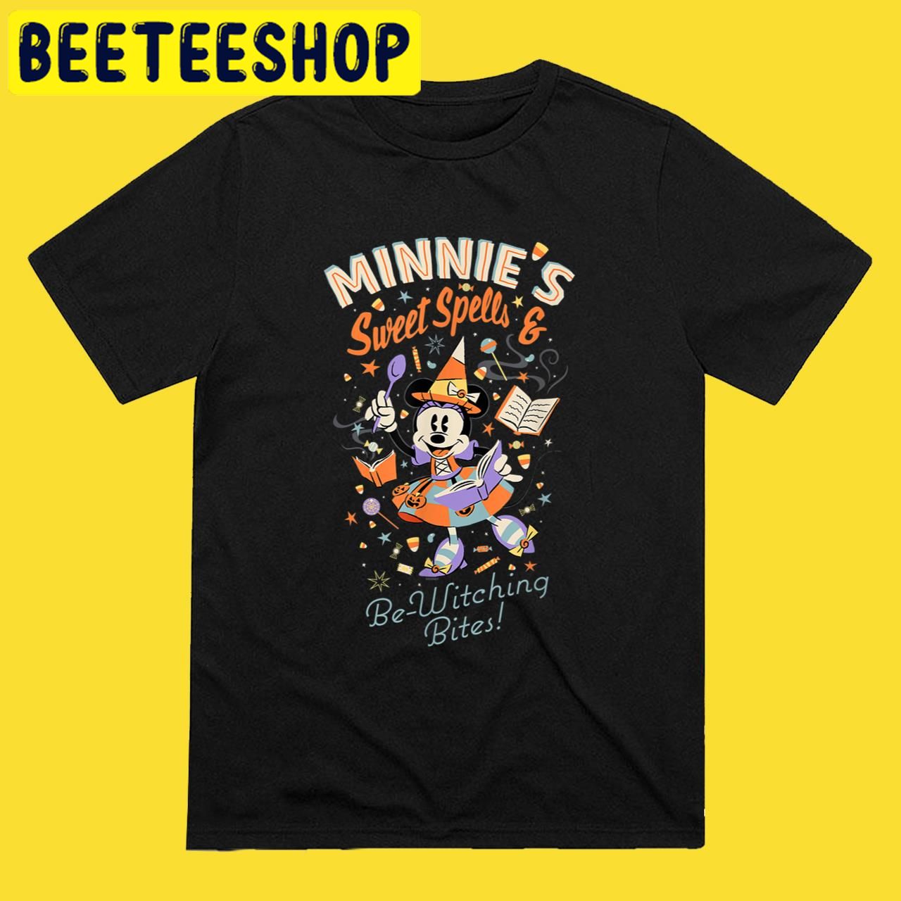 Disney Disney Minnie's Sweet Spells In 2022 Halloween Trending Unisex T-Shirt Disney Disney Minnie's Sweet Spells In 2022 Halloween Trending Unisex T-Shirt