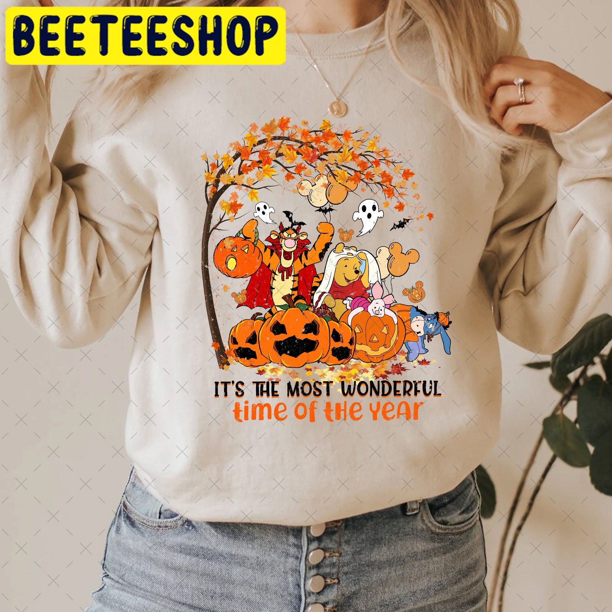 Disney Fall Piglet Winnie The Pooh Halloween Trending Unisex Shirt Disney Fall Piglet Winnie The Pooh Halloween Trending Unisex Shirt
