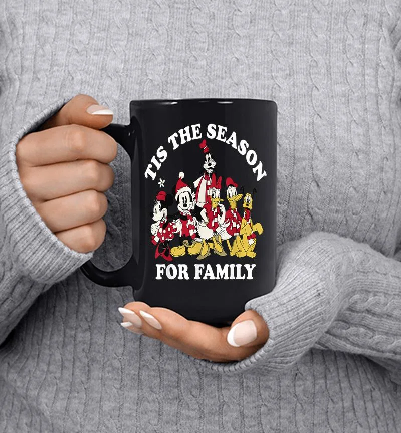 Disney Mickey And Friends Christmas Season For Family Mug Disney Mickey And Friends Christmas Season For Family Mug