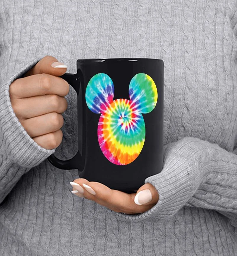 Disney Mickey Mouse Icon Rainbow Tie-dye Mug Disney Mickey Mouse Icon Rainbow Tie-dye Mug