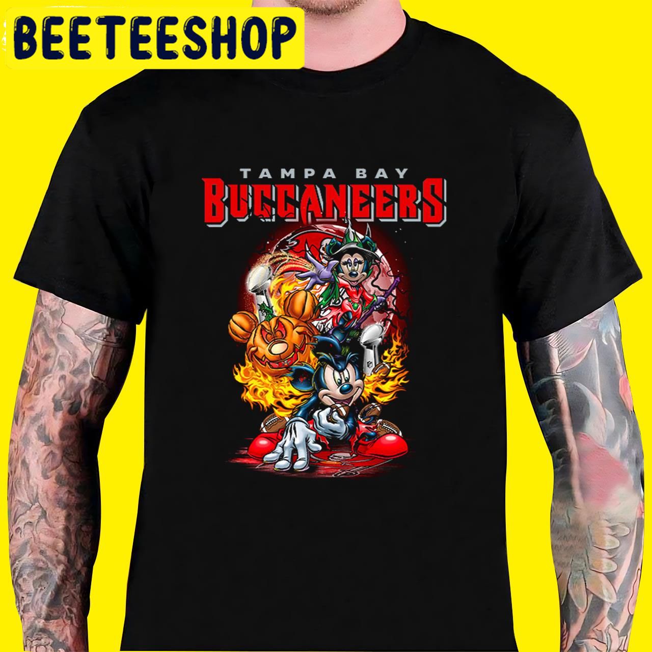 Disney Mickey Mouse Pumpkin Vince Lombardi Trophy Tampa Bay Buccaneers Halloween Trending Unisex T-Shirt Disney Mickey Mouse Pumpkin Vince Lombardi Trophy Tampa Bay Buccaneers Halloween Trending Unisex T-Shirt