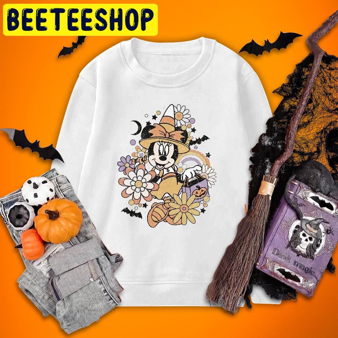 Disney Minnie Flora Minnie Mouse Halloween Trending Unisex T-Shirt Disney Minnie Flora Minnie Mouse Halloween Trending Unisex T-Shirt