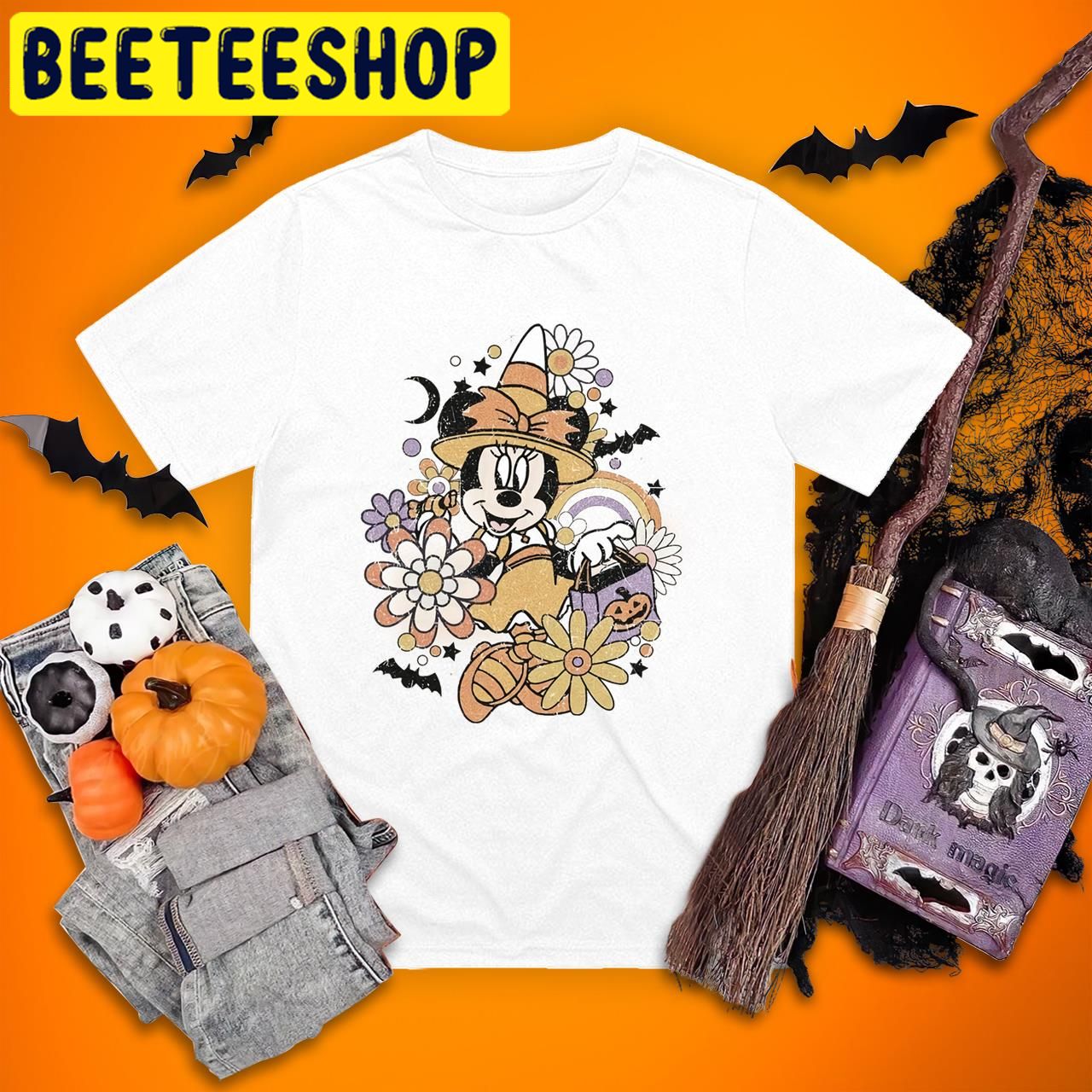 Disney Minnie Flora Minnie Mouse Halloween Trending Unisex T-Shirt Disney Minnie Flora Minnie Mouse Halloween Trending Unisex T-Shirt