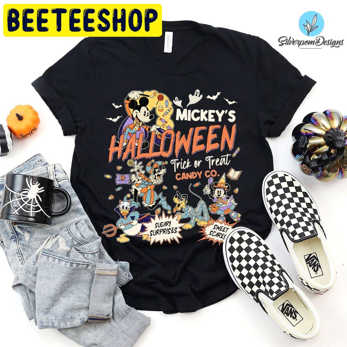 Disney Not So Scary Halloween Mickey Halloween Trending Unisex Shirt Disney Not So Scary Halloween Mickey Halloween Trending Unisex Shirt