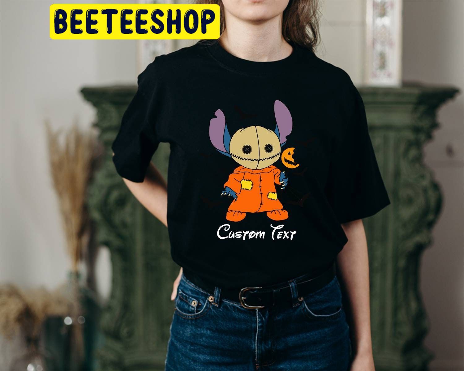 Disney Stitch Horror Mask HalloweenTrending Unisex Shirt Disney Stitch Horror Mask HalloweenTrending Unisex Shirt