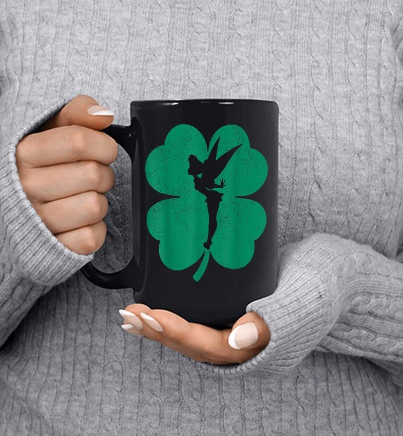 Disney Tinker Bell Green Shamrock St. Patrick 039s Day Mug Disney Tinker Bell Green Shamrock St. Patrick 039s Day Mug