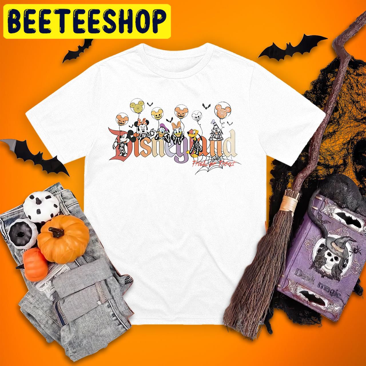 Disney Vintage DisneyLand Mickey And Friend Halloween Trending Unisex T-Shirt Disney Vintage DisneyLand Mickey And Friend Halloween Trending Unisex T-Shirt