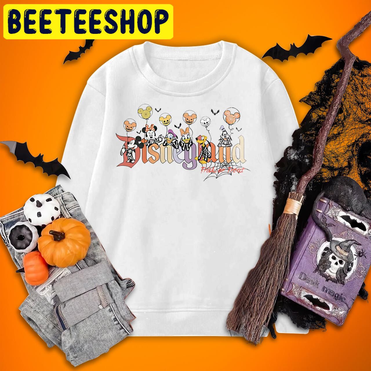 Disney Vintage DisneyLand Mickey And Friend Halloween Trending Unisex T-Shirt Disney Vintage DisneyLand Mickey And Friend Halloween Trending Unisex T-Shirt
