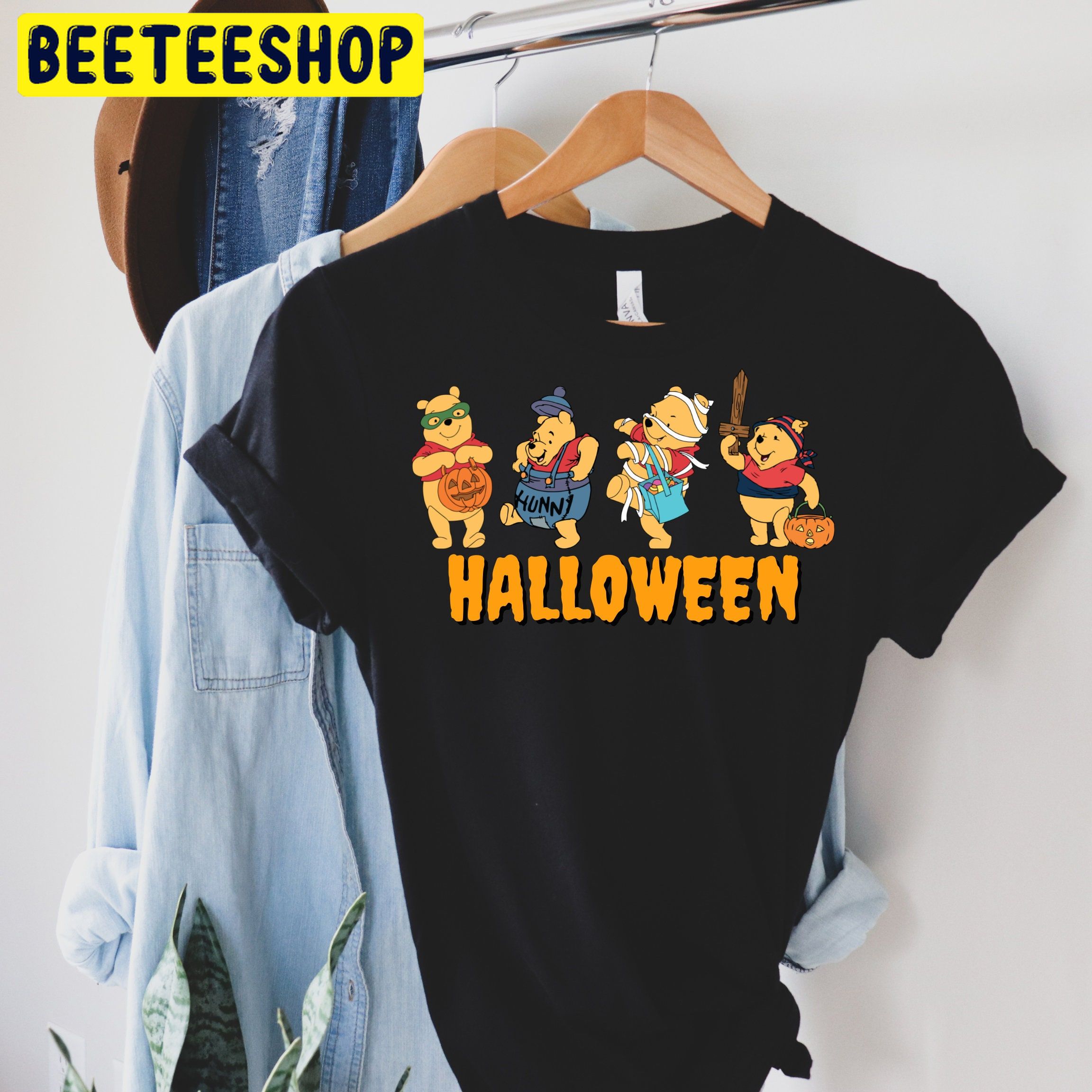 Disney Winnie The Pooh Halloween Party Trending Unisex Shirt Disney Winnie The Pooh Halloween Party Trending Unisex Shirt