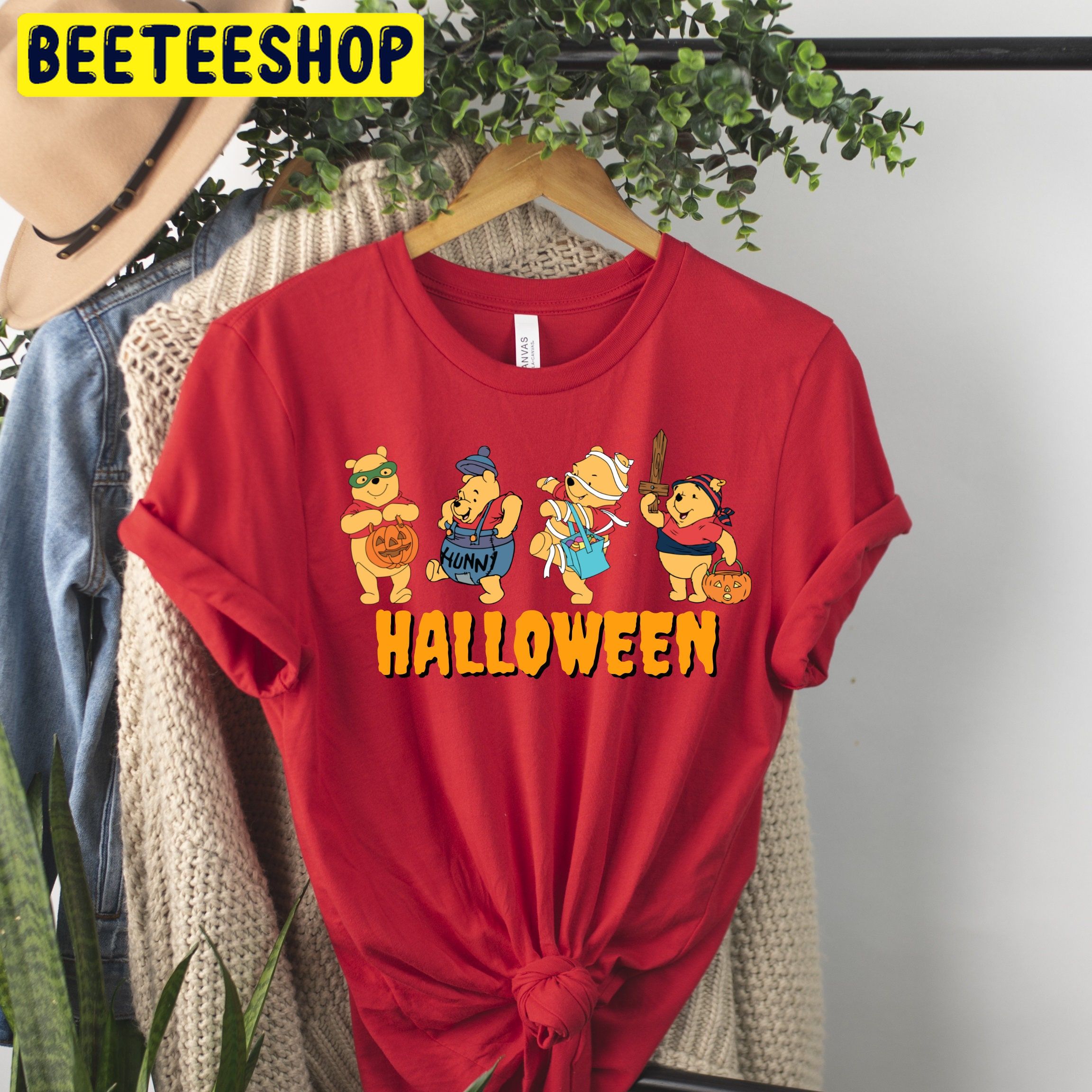 Disney Winnie The Pooh Halloween Party Trending Unisex Shirt Disney Winnie The Pooh Halloween Party Trending Unisex Shirt