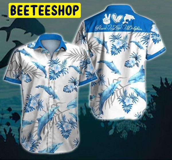 Dolphin Hawaiian Shirt 4359 Dolphin Hawaiian Shirt 4359