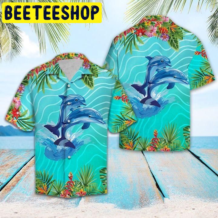 Dolphin Hawaiian Shirt 5359 Dolphin Hawaiian Shirt 5359