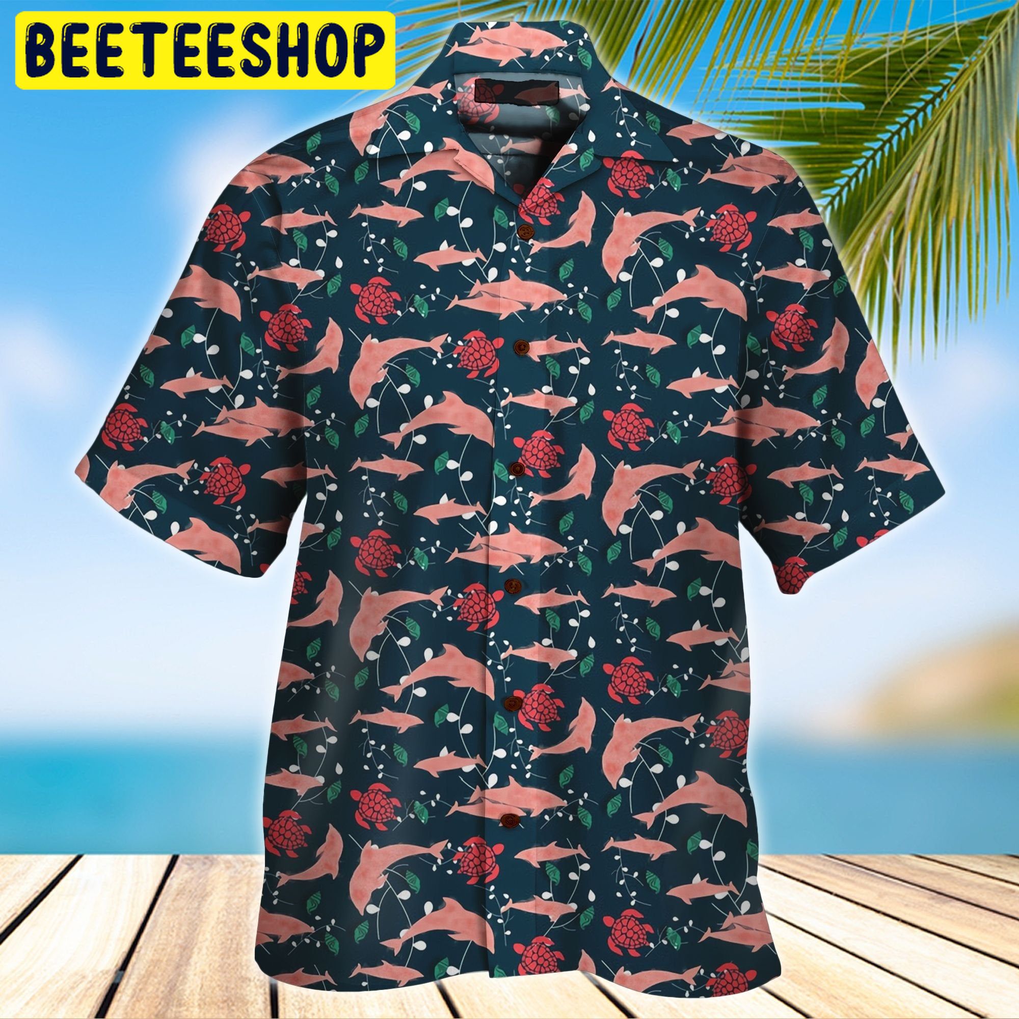Dolphin Trending Hawaiian Shirt Dolphin Trending Hawaiian Shirt