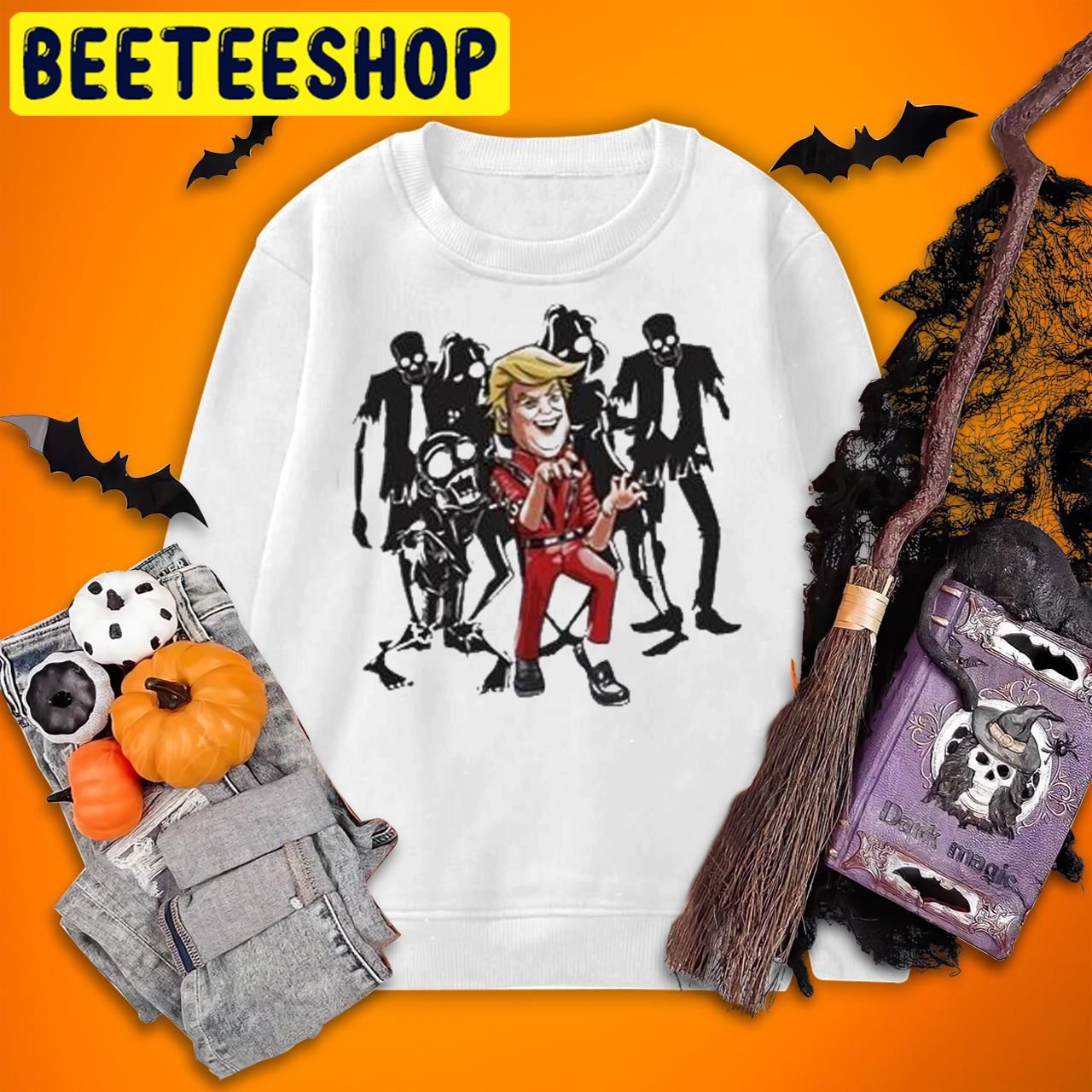 Donald Trump Thriller Zombie Halloween Trending Unisex T-Shirt Donald Trump Thriller Zombie Halloween Trending Unisex T-Shirt