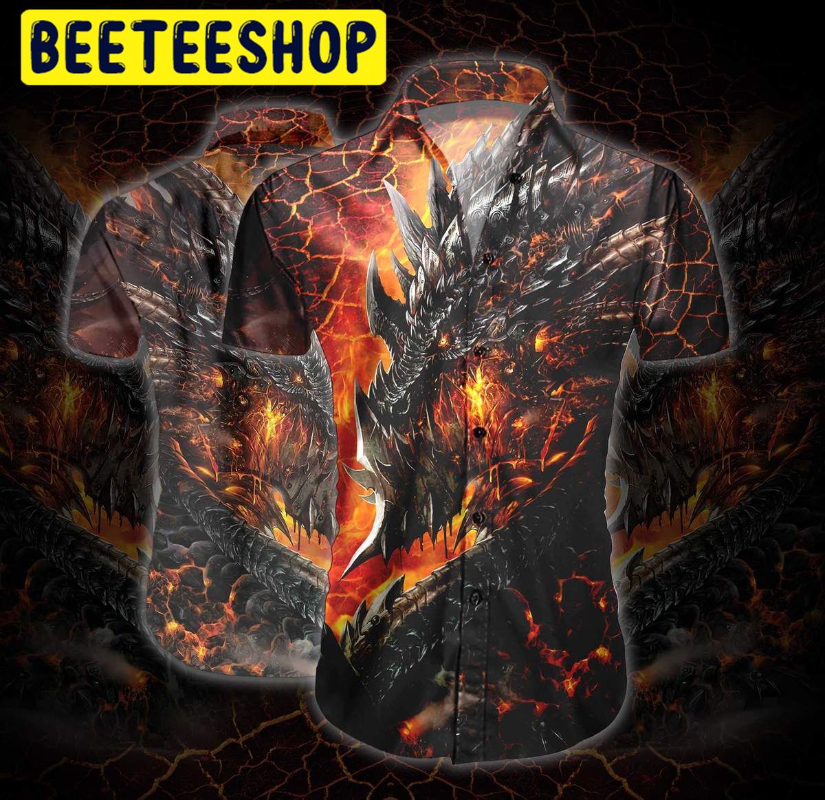 Dragon Lava Hawaiian Shirt Dragon Lava Hawaiian Shirt