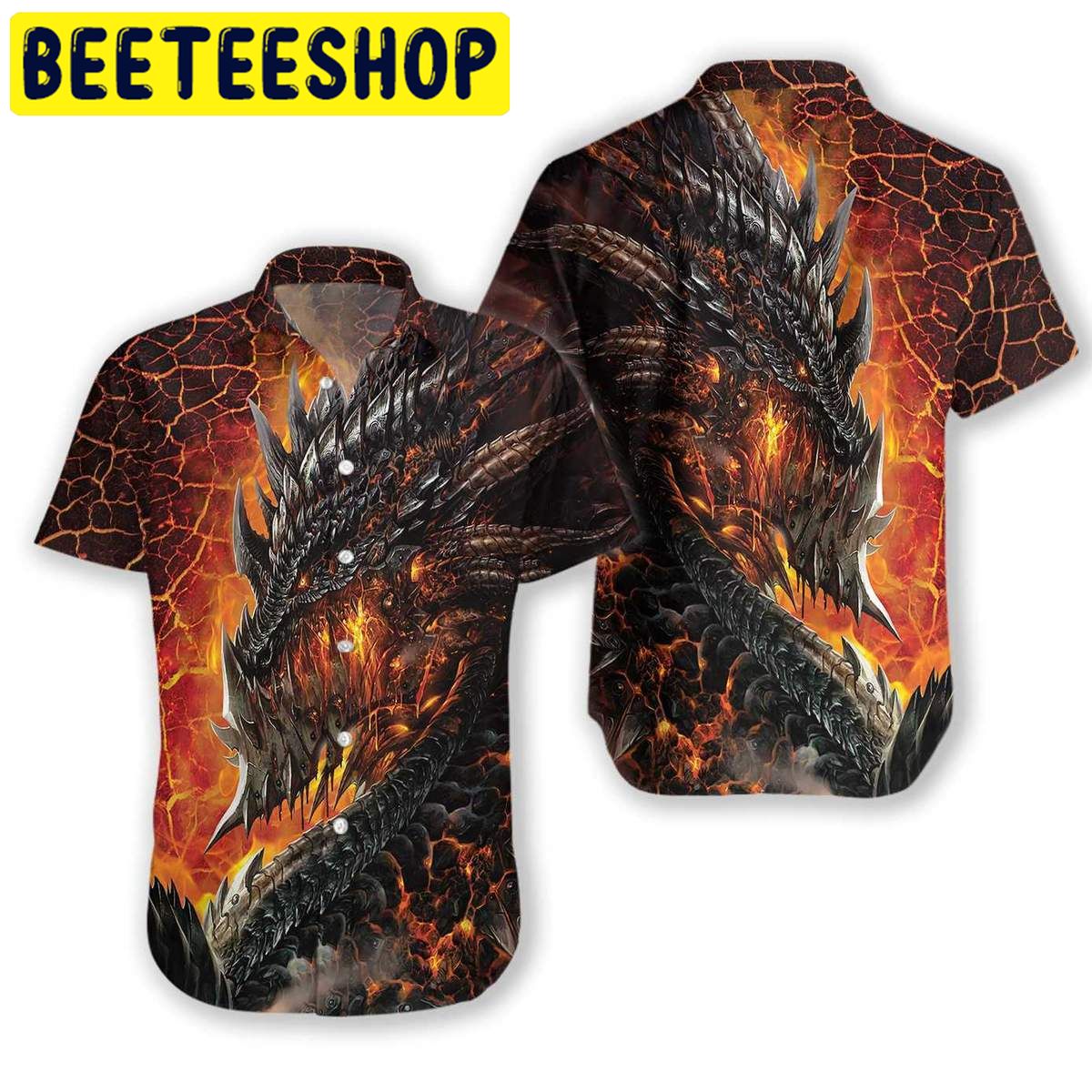 Dragon Lava Hawaiian Shirt Dragon Lava Hawaiian Shirt