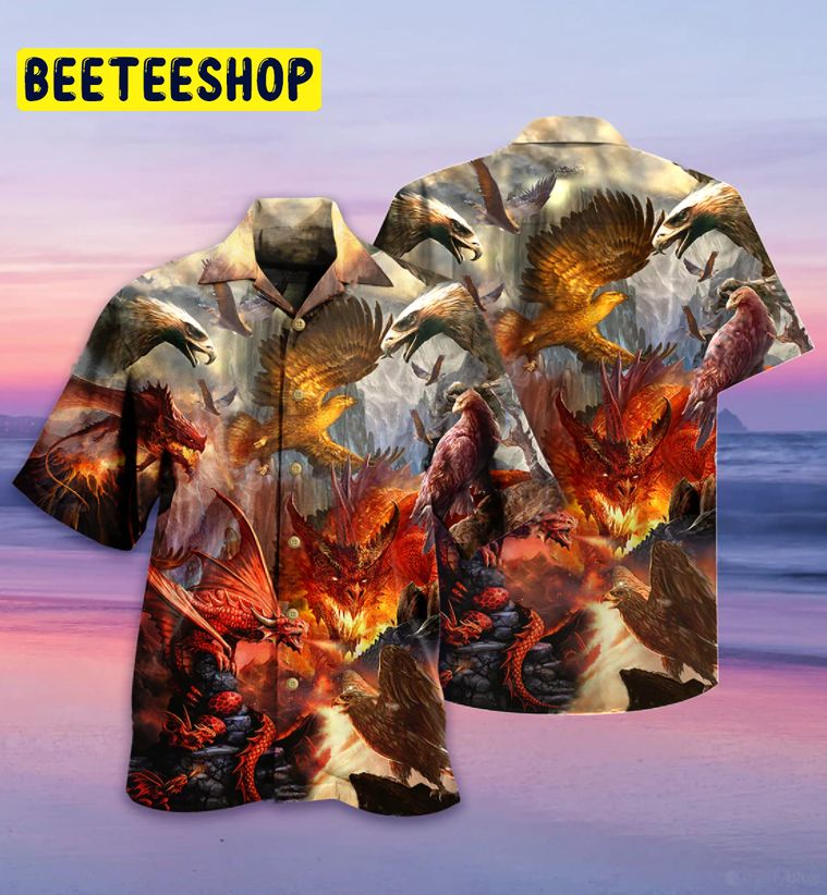 Dragon Love Life 3D Trending Hawaiian Shirt Dragon Love Life 3D Trending Hawaiian Shirt