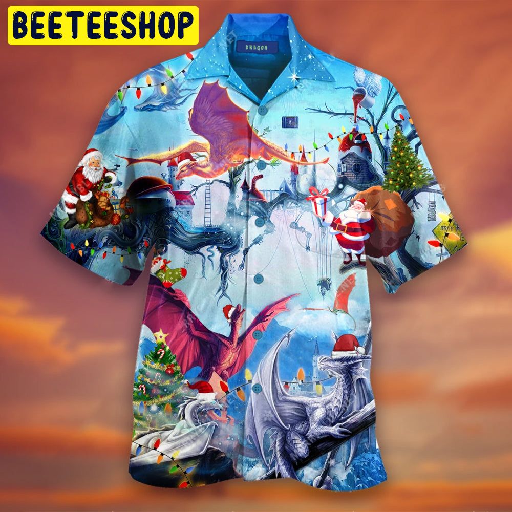 Dragon Noel Trending Hawaiian Shirt Dragon Noel Trending Hawaiian Shirt