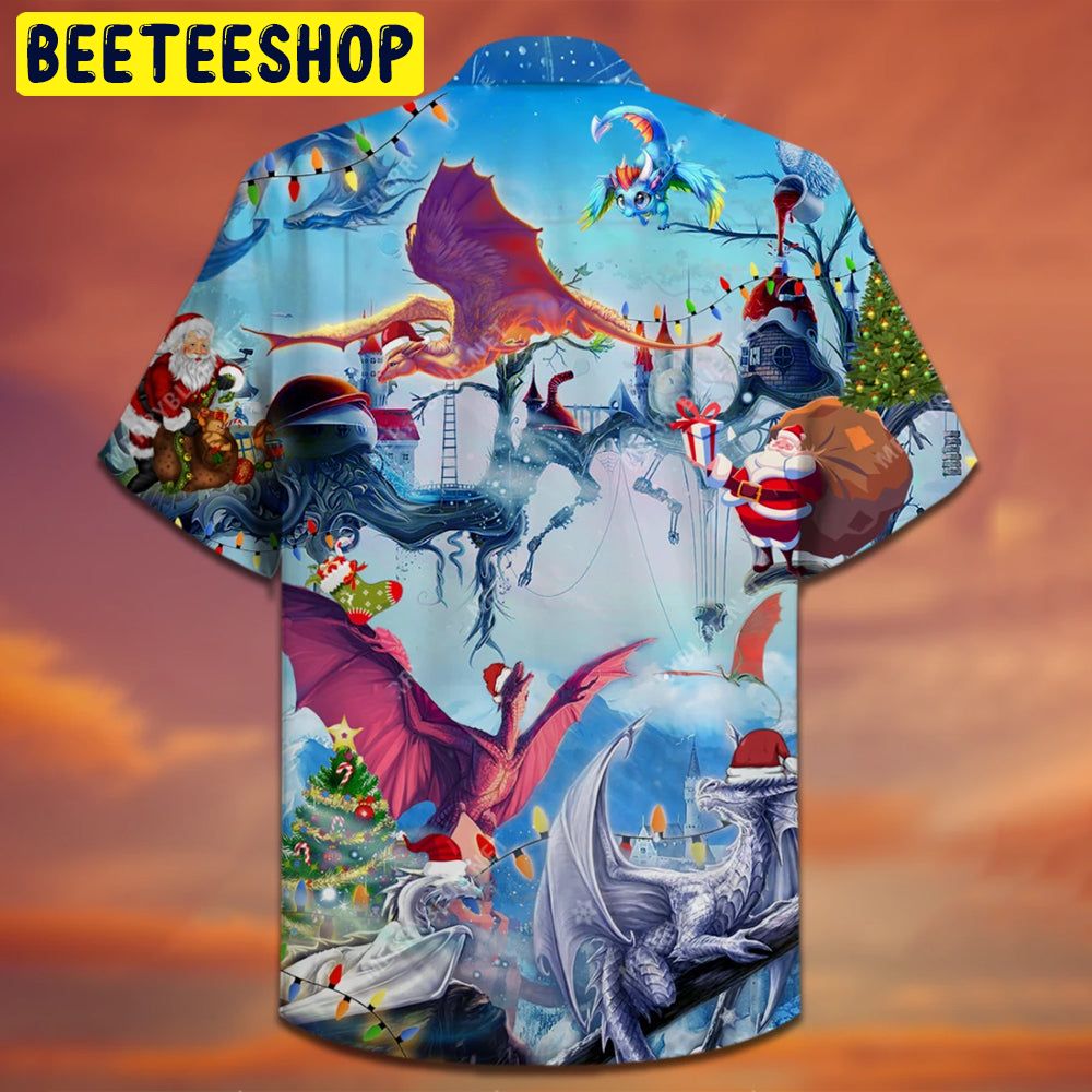 Dragon Noel Trending Hawaiian Shirt Dragon Noel Trending Hawaiian Shirt