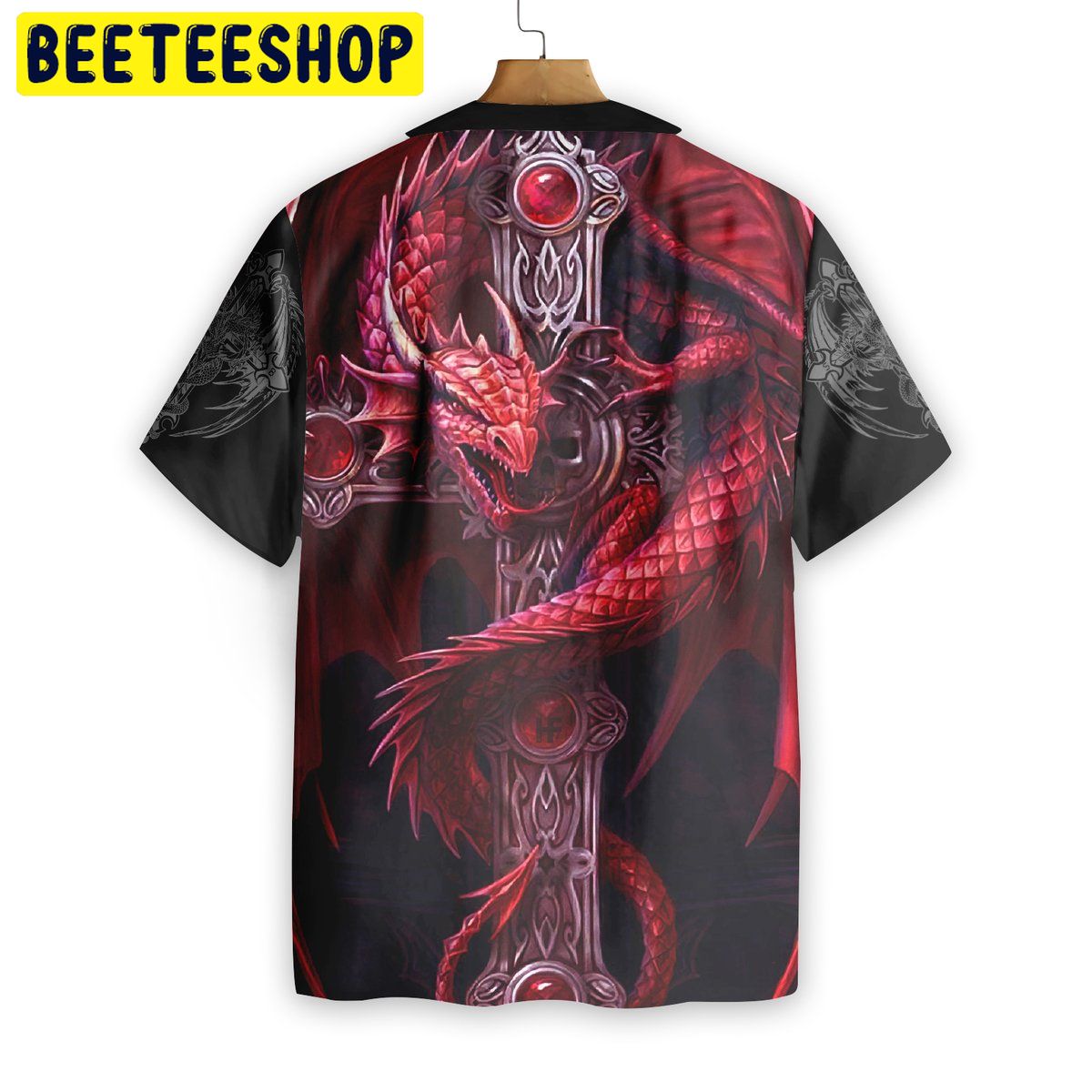 Dragon Tattoos Magenta Trending Hawaiian Shirt Dragon Tattoos Magenta Trending Hawaiian Shirt