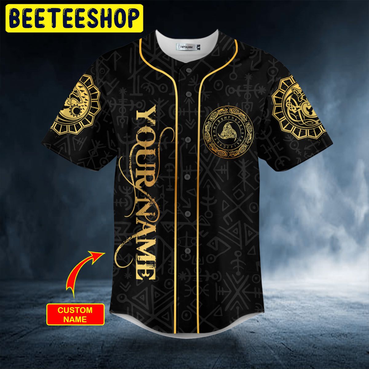 Dragons Warriors Axe Viking Tattoo Custom Trending Baseball Jersey Dragons Warriors Axe Viking Tattoo Custom Trending Baseball Jersey
