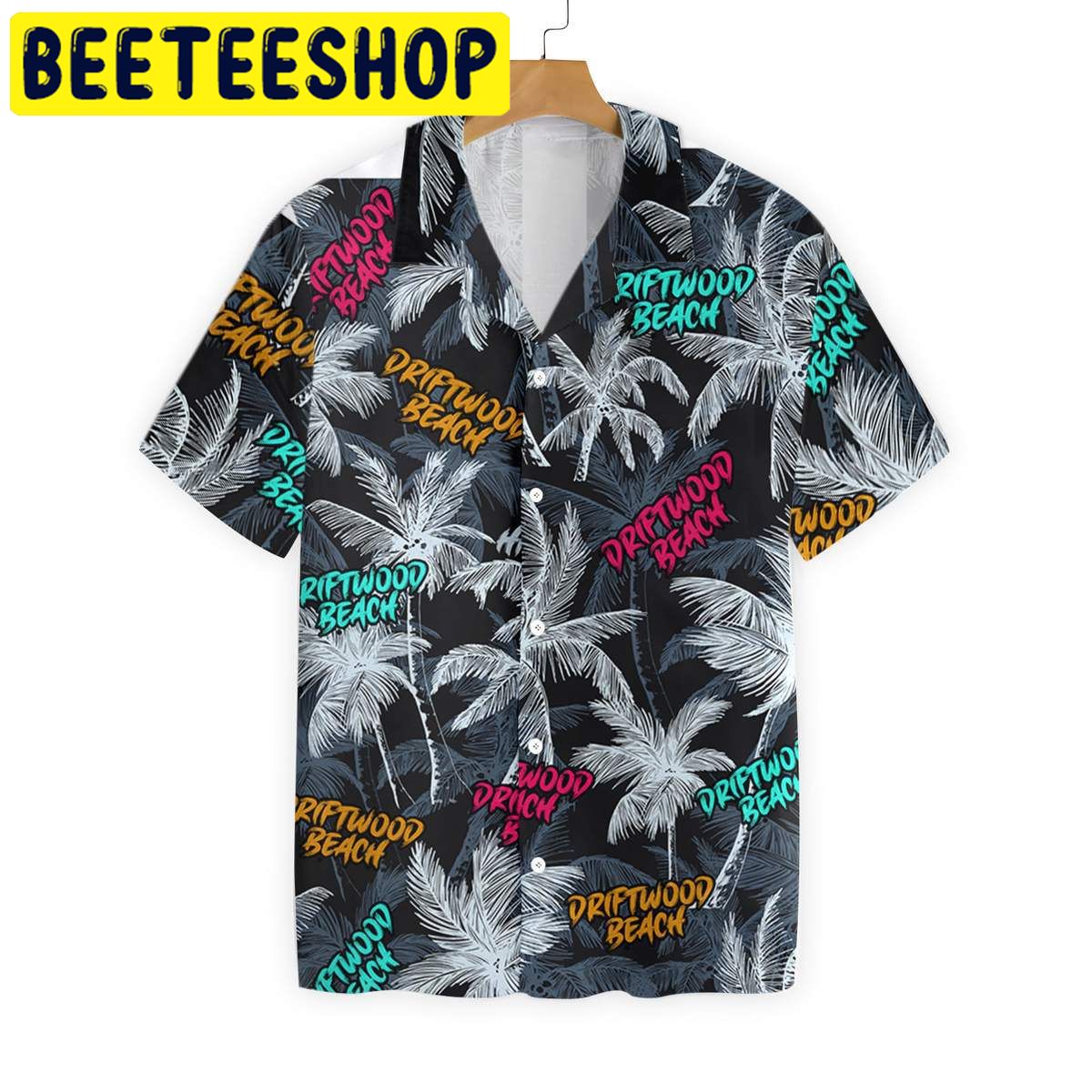 Driftwood Beach Coconut Tree Hawaiian Shirt Driftwood Beach Coconut Tree Hawaiian Shirt