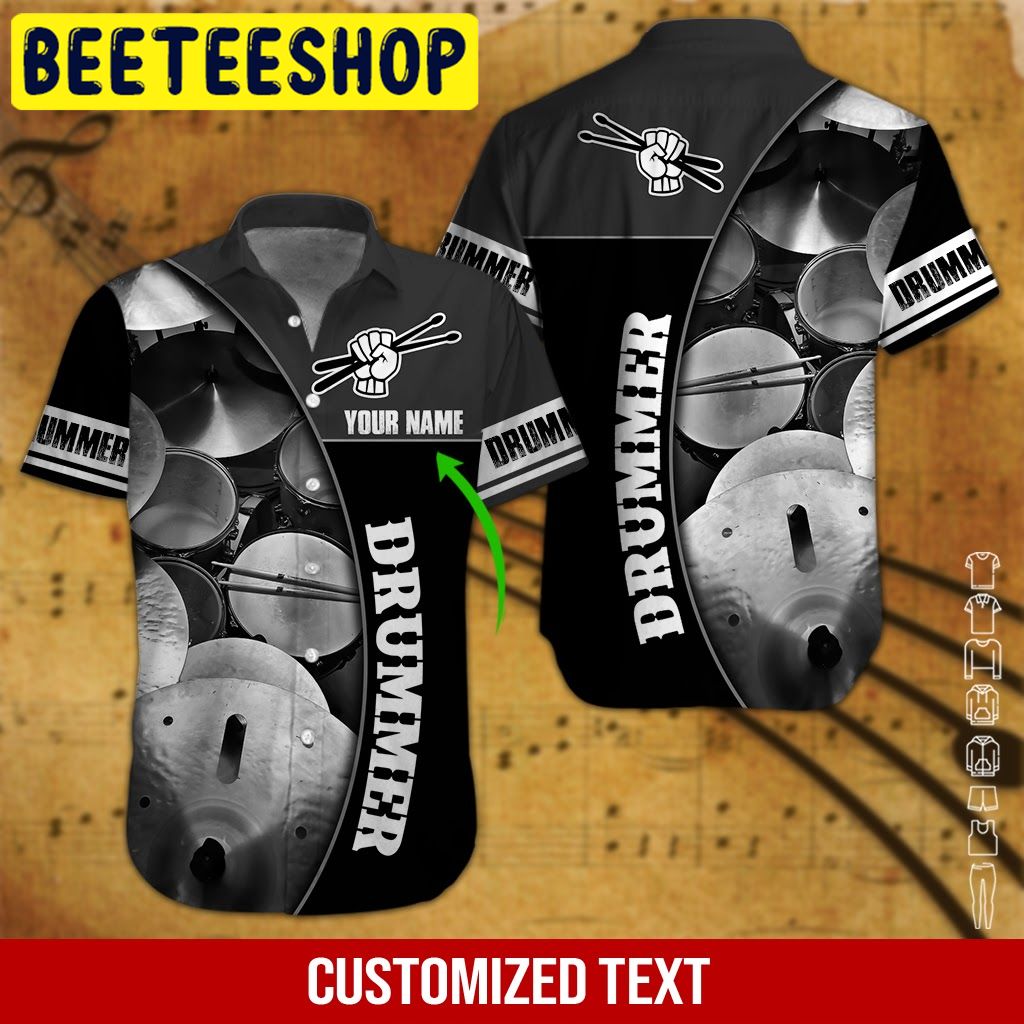 Drum Custom Name Hawaiian Shirt Drum Custom Name Hawaiian Shirt