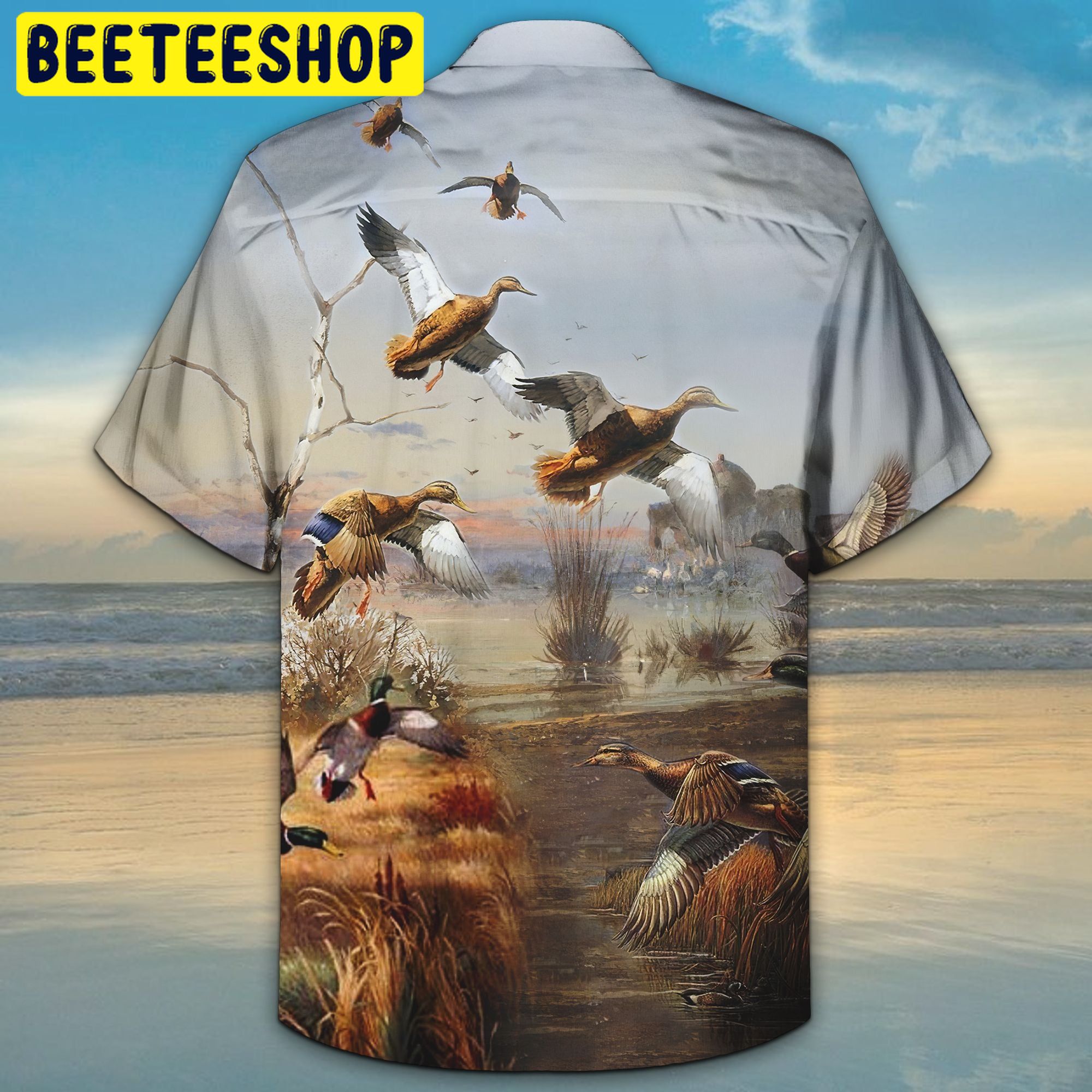Duck Hunting 3D All Over Printed Trending Hawaiian Shirt Duck Hunting 3D All Over Printed Trending Hawaiian Shirt