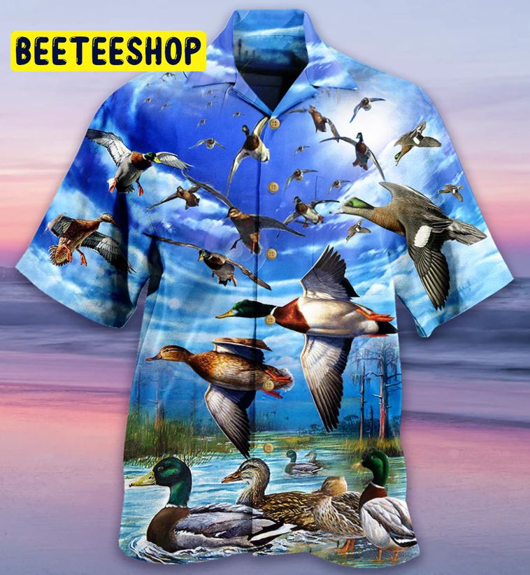 Ducks Keep Your Freedom Wild Trending Hawaiian Shirt Ducks Keep Your Freedom Wild Trending Hawaiian Shirt