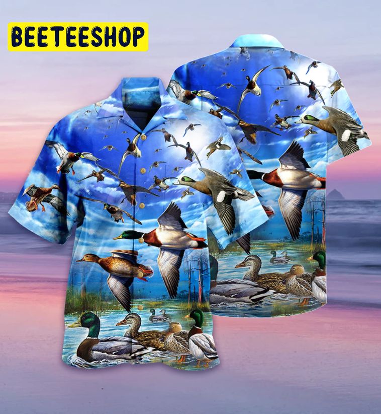 Ducks Keep Your Freedom Wild Trending Hawaiian Shirt Ducks Keep Your Freedom Wild Trending Hawaiian Shirt