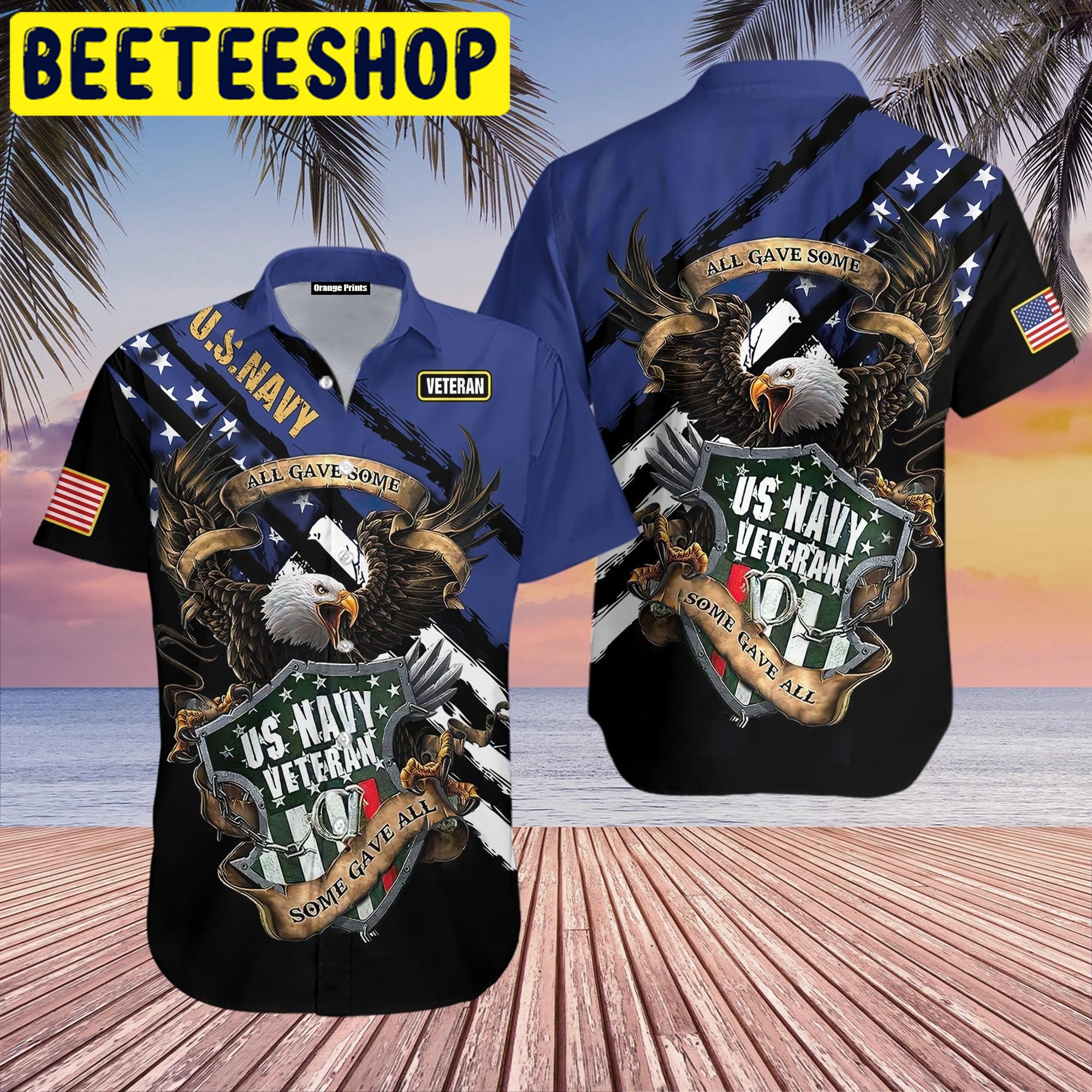 Eagle US Navy All Gave Some Some Gave All Veterans Hawaiian Shirt Eagle US Navy All Gave Some Some Gave All Veterans Hawaiian Shirt