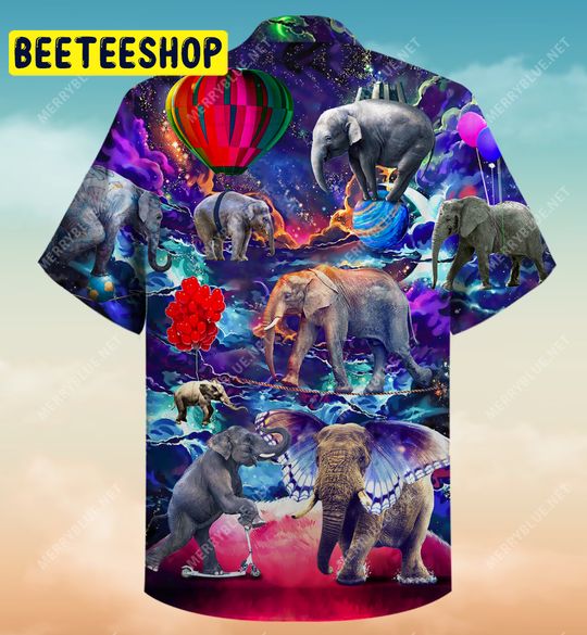 Elephant In The Sky Trending Hawaiian Shirt Elephant In The Sky Trending Hawaiian Shirt