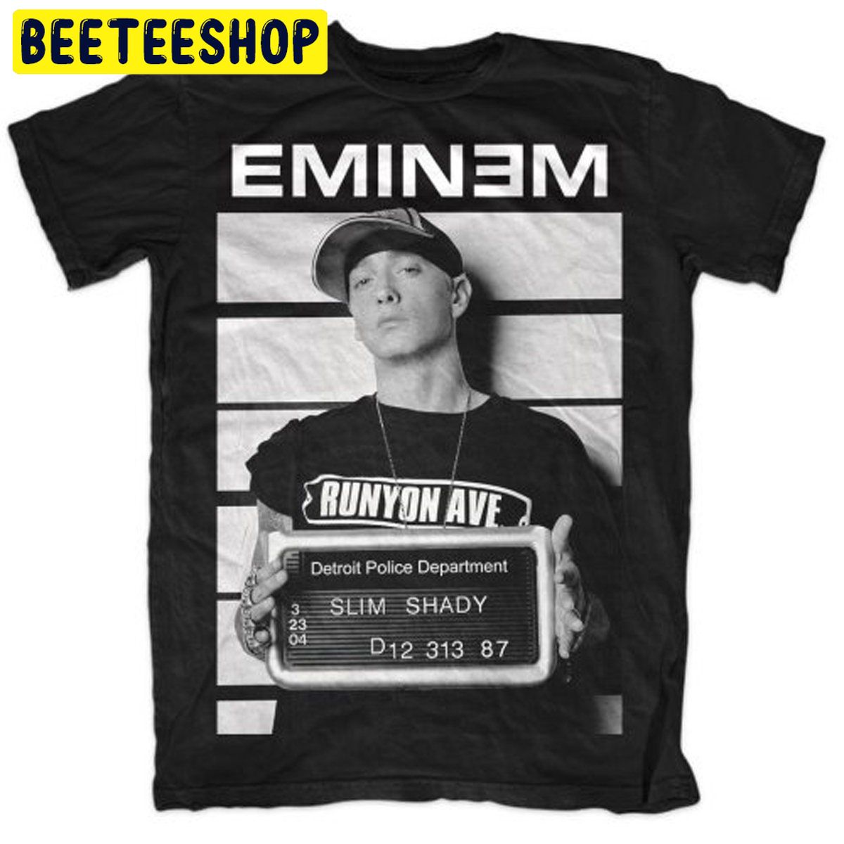 Eminem Arrest Mugshot Slim Shady Rap Rock Trending Unisex Shirt Eminem Arrest Mugshot Slim Shady Rap Rock Trending Unisex Shirt