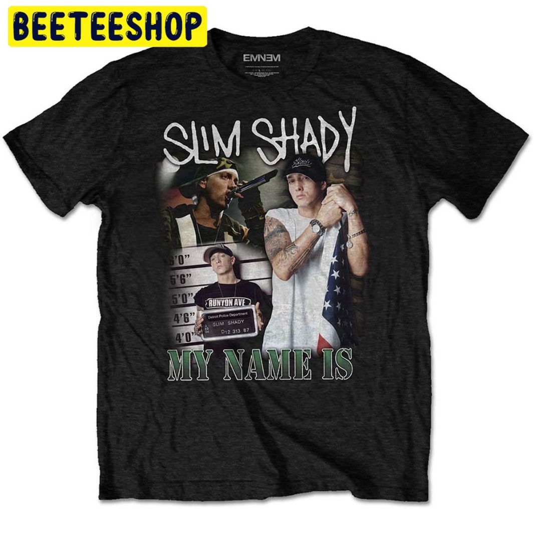 Eminem Slim Shady Collage Images 1 Trending Unisex Shirt Eminem Slim Shady Collage Images 1 Trending Unisex Shirt
