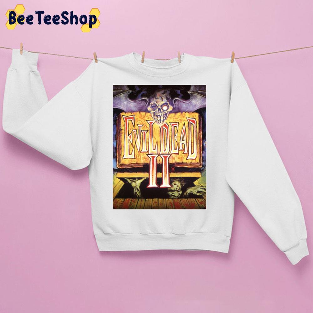 Evil Dead Ii Horizontal Halloween Trending Unisex Sweatshirt Evil Dead Ii Horizontal Halloween Trending Unisex Sweatshirt