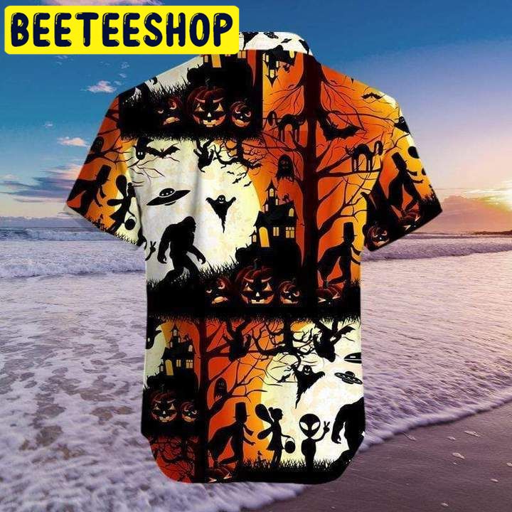 Ew People Bigfoot UFO Halloween Camping Hawaiian Shirt Ew People Bigfoot UFO Halloween Camping Hawaiian Shirt