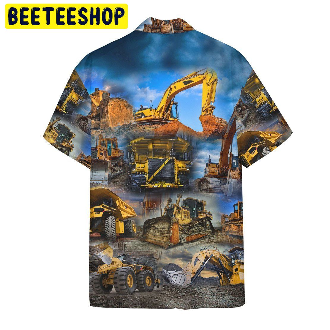 Excavator 3D All Over Printed Trending Hawaiian Shirt Excavator 3D All Over Printed Trending Hawaiian Shirt
