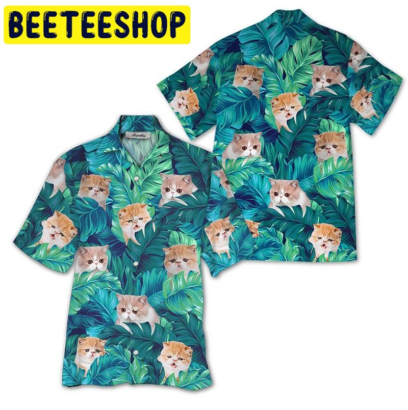 Exotic Cat Hawaiian Shirt Exotic Cat Hawaiian Shirt