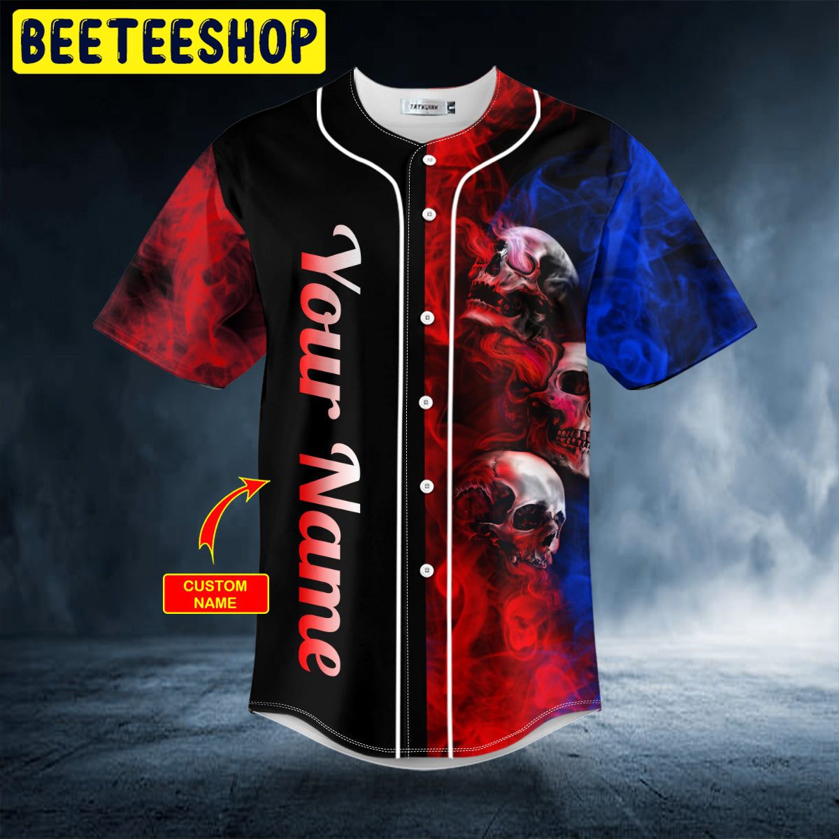 Faith Hope Love Smokey Skull Custom Trending Baseball Jersey Faith Hope Love Smokey Skull Custom Trending Baseball Jersey
