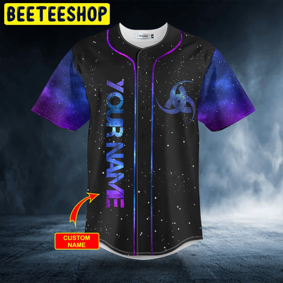 Fantasy Runic Viking Symbol Tattoo Custom Trending Baseball Jersey Fantasy Runic Viking Symbol Tattoo Custom Trending Baseball Jersey