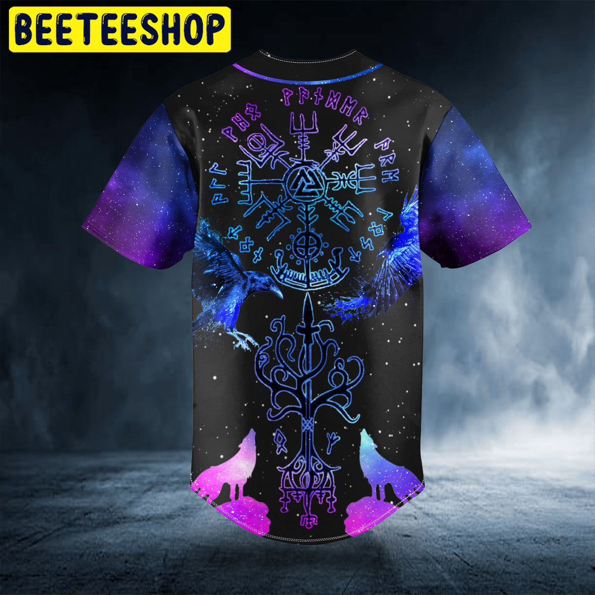 Fantasy Runic Viking Symbol Tattoo Custom Trending Baseball Jersey Fantasy Runic Viking Symbol Tattoo Custom Trending Baseball Jersey