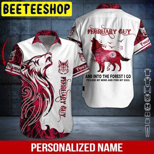 February Guy Custom Name Hawaiian Shirt February Guy Custom Name Hawaiian Shirt