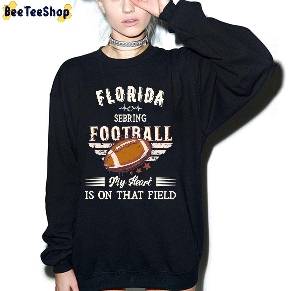 Florida Sebring American Football My Heart Is On That Foeld Trending Unisex T-Shirt Florida Sebring American Football My Heart Is On That Foeld Trending Unisex T-Shirt
