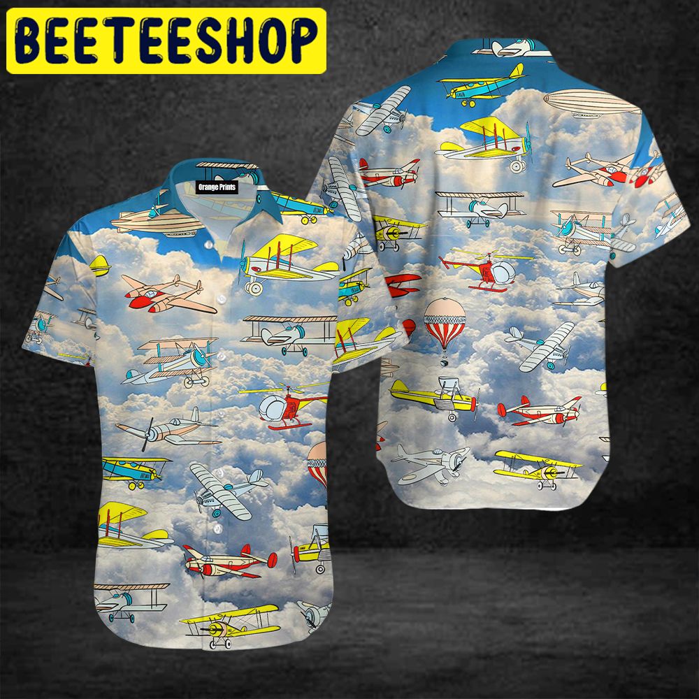 Fly Away Plane Hawaiian Shirt Fly Away Plane Hawaiian Shirt