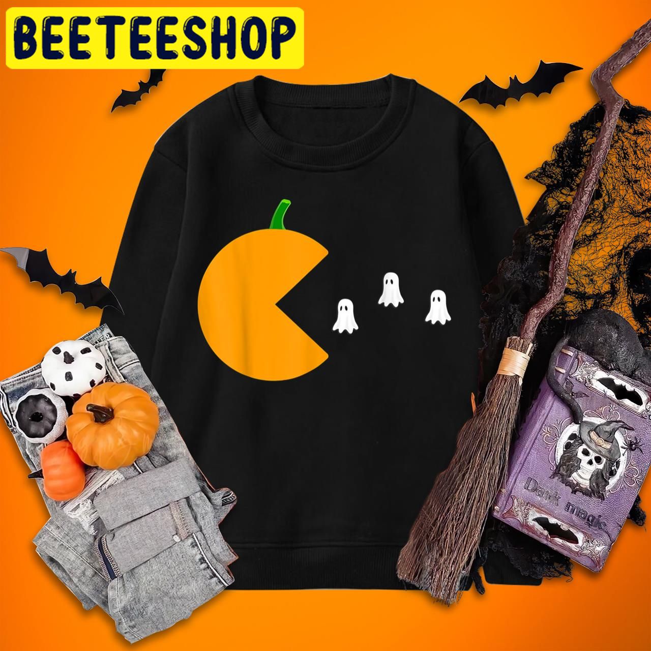 For Kids Boys Men Pumpkin Ghost Gamer Halloween Trending Unisex T-Shirt For Kids Boys Men Pumpkin Ghost Gamer Halloween Trending Unisex T-Shirt