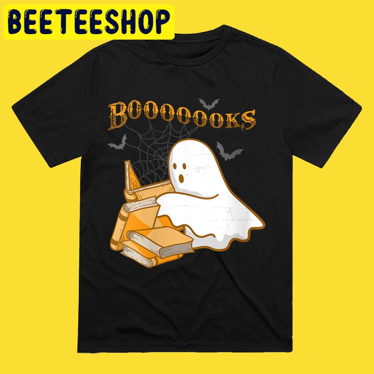For Teachers Librarian Funny Ghost Books Halloween Trending Unisex T-Shirt For Teachers Librarian Funny Ghost Books Halloween Trending Unisex T-Shirt