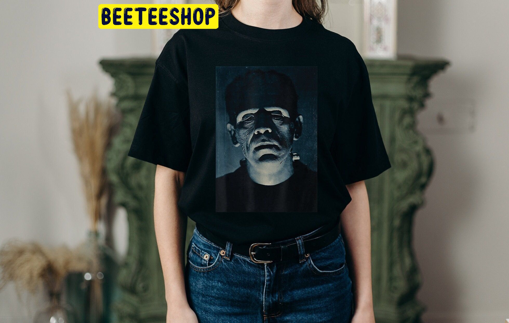 Frankenstein Halloween Horror Vintage Trending Unisex Shirt Frankenstein Halloween Horror Vintage Trending Unisex Shirt