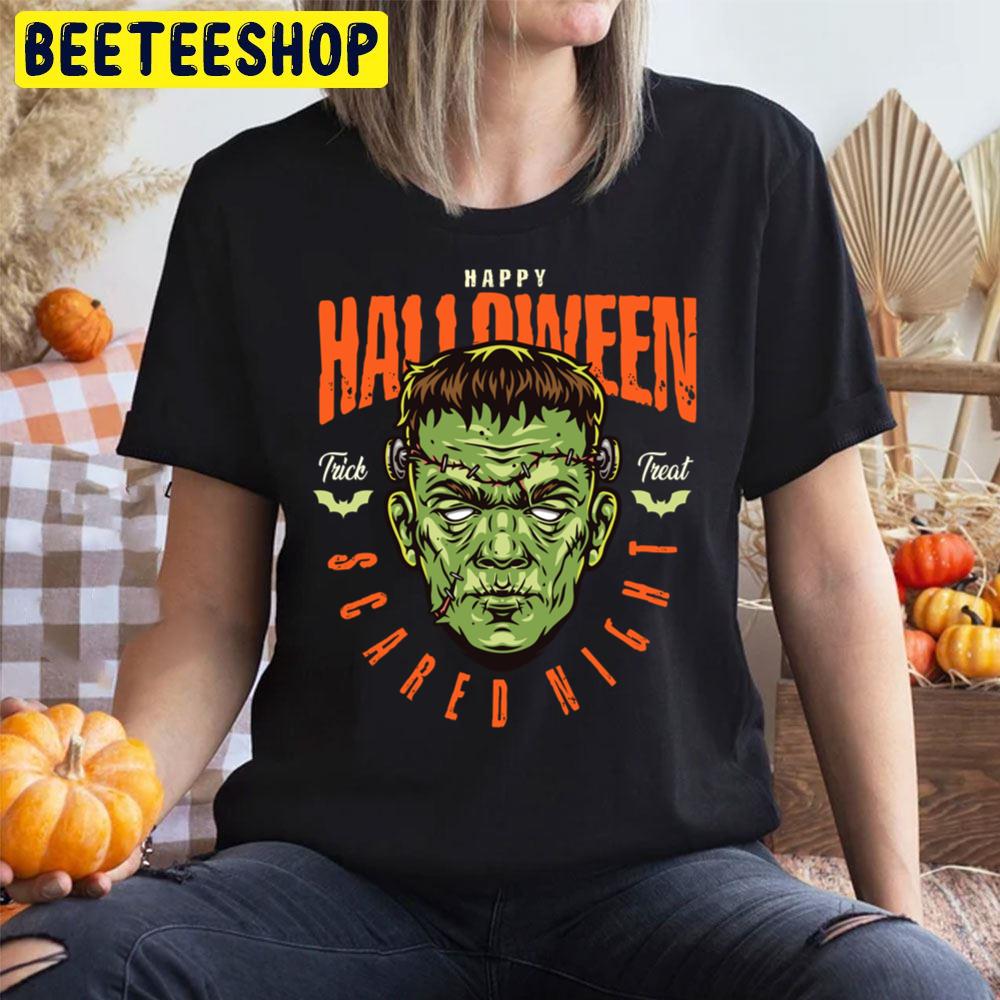 Frankenstein Happy Halloween Trick Or Treat Trending Unisex T-Shirt Frankenstein Happy Halloween Trick Or Treat Trending Unisex T-Shirt