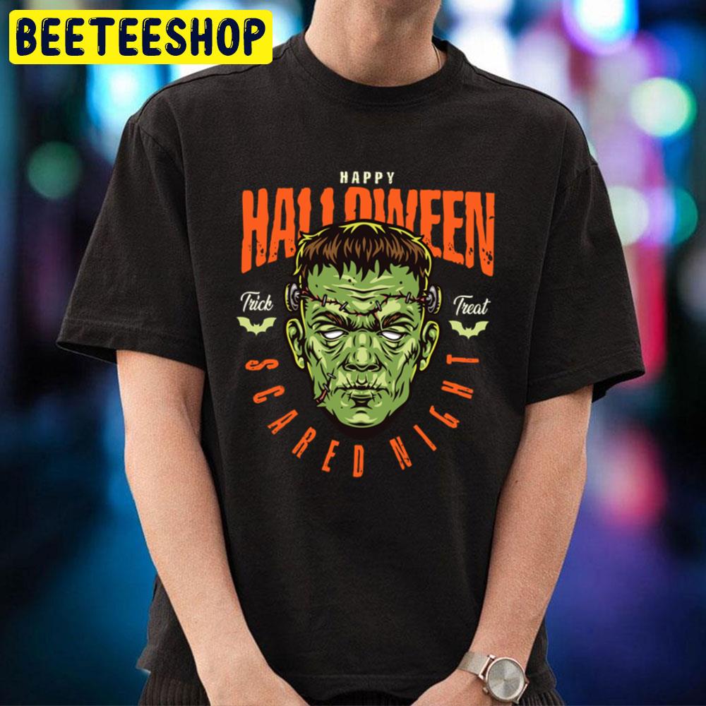 Frankenstein Happy Halloween Trick Or Treat Trending Unisex T-Shirt Frankenstein Happy Halloween Trick Or Treat Trending Unisex T-Shirt