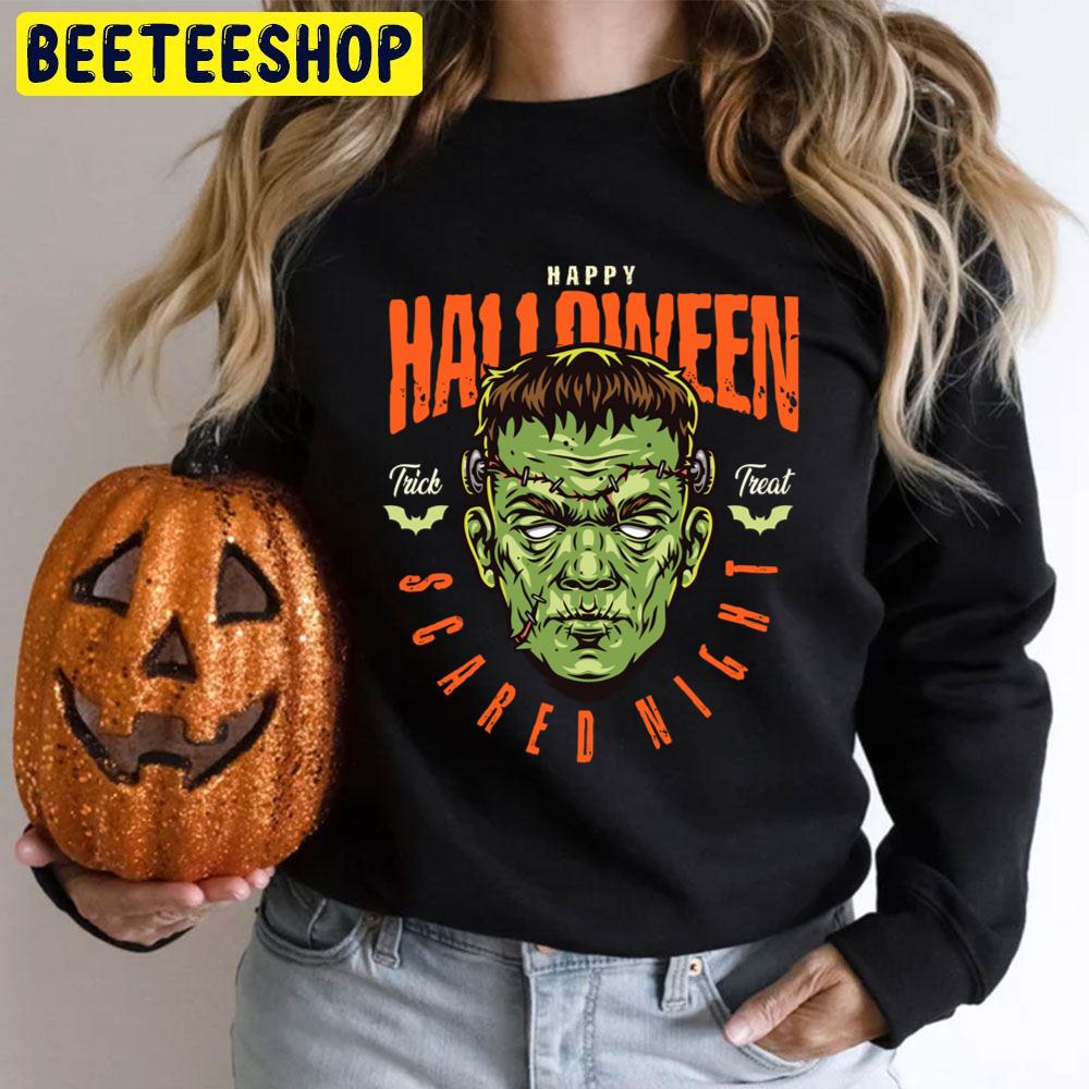 Frankenstein Happy Halloween Trick Or Treat Trending Unisex T-Shirt Frankenstein Happy Halloween Trick Or Treat Trending Unisex T-Shirt